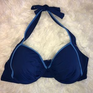 Tommy Bahama Two-Toned Blue Bikini Top